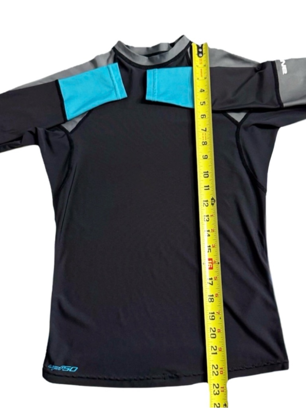 Dakine Rash Guard Youth L / Women’s S Black Gray UPF 50 Surf Swim - Picture 8 of 9